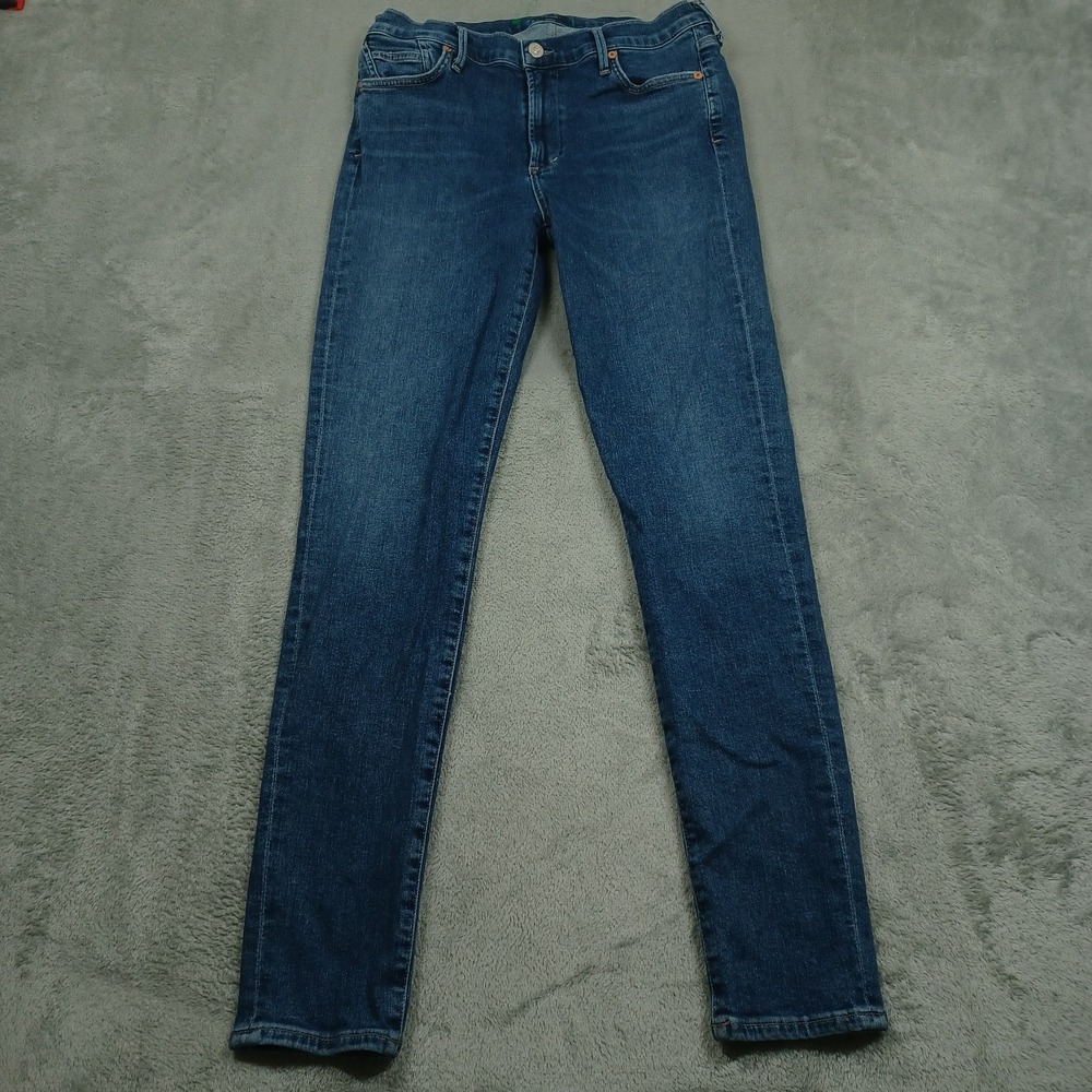 Citizens Of Humanity Jeans Womens 31 Blue Denim Rocket Skinny Mid Rise